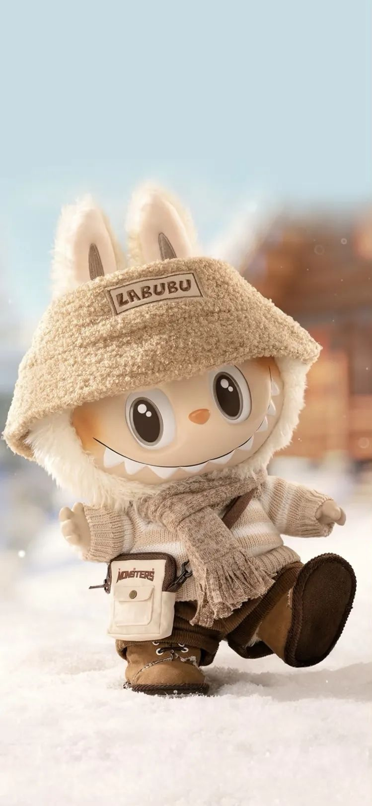 Labubu in winter outfit