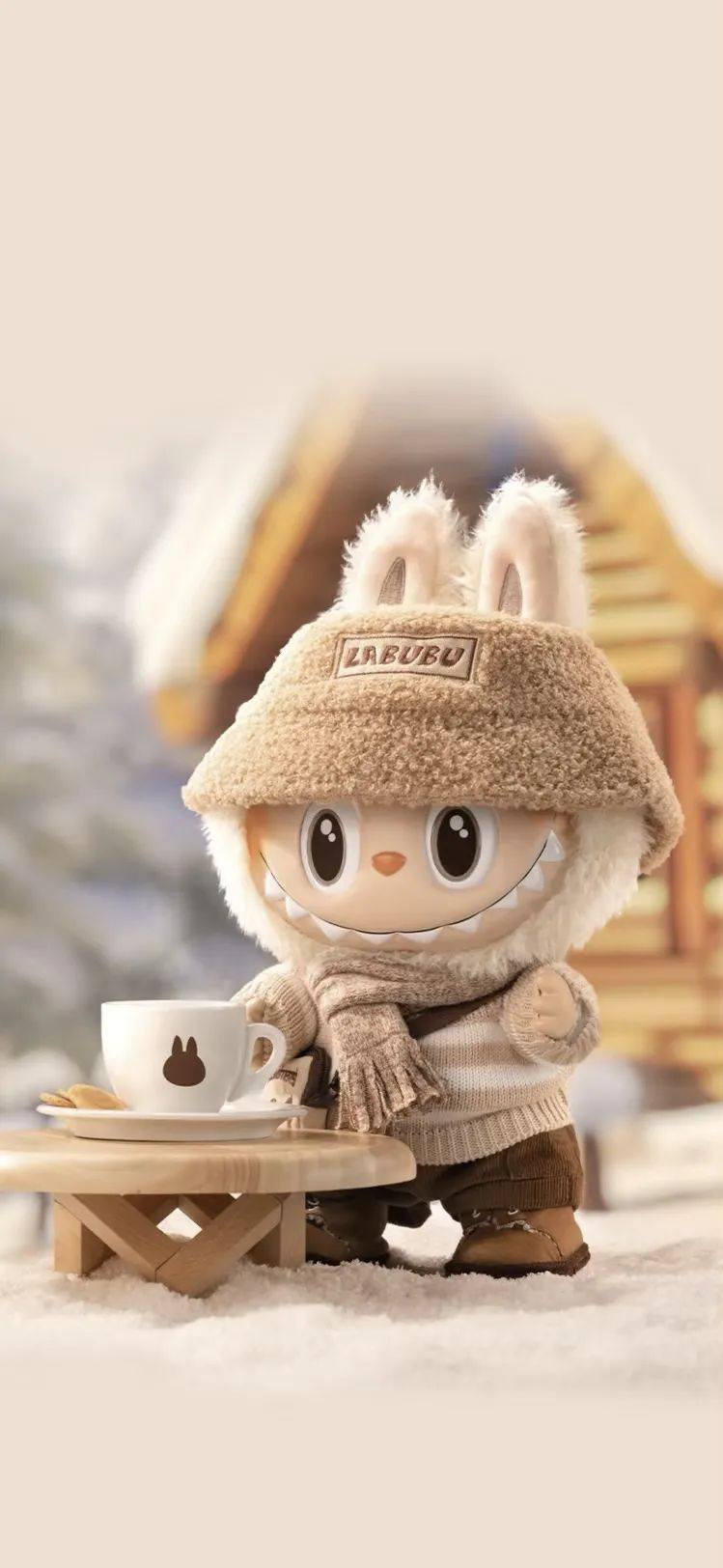 Labubu Winter Coffee Time