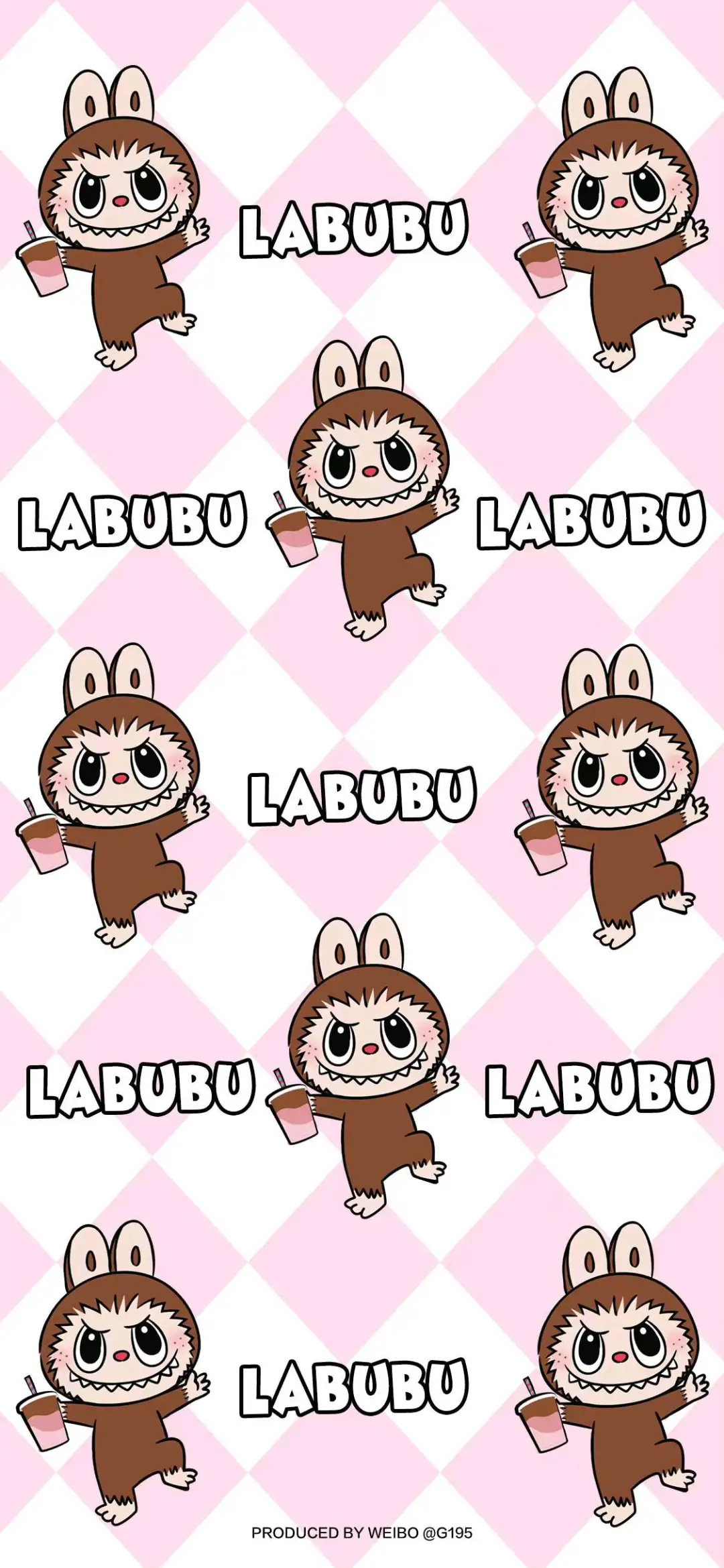 Labubu Pattern Character